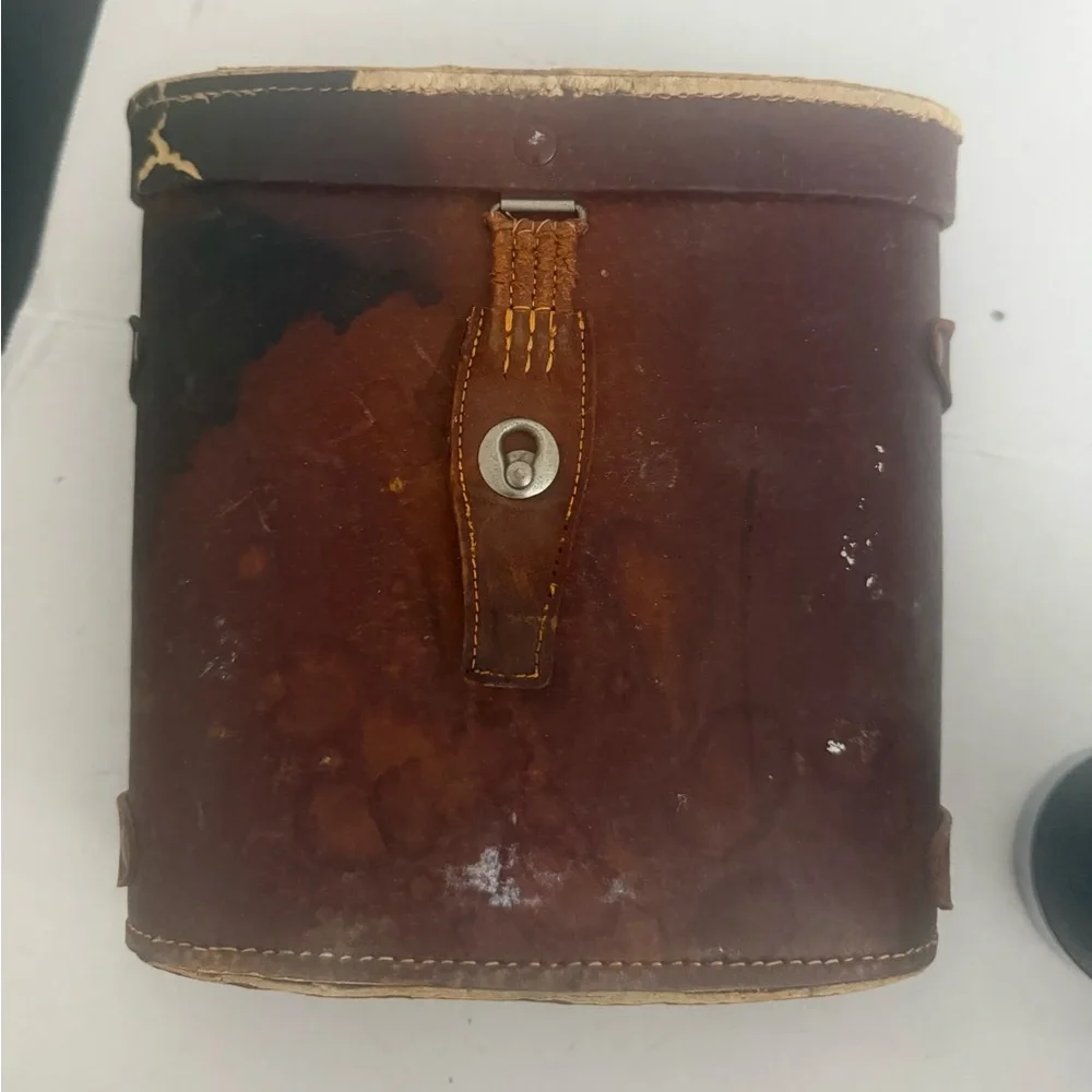 Vintage binoculars with case